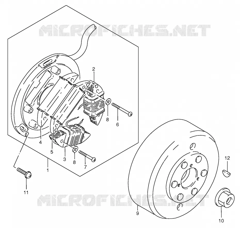 IGNITION Suzuki MOTO 185 TS-ER 2000  TS185ERY(E1)