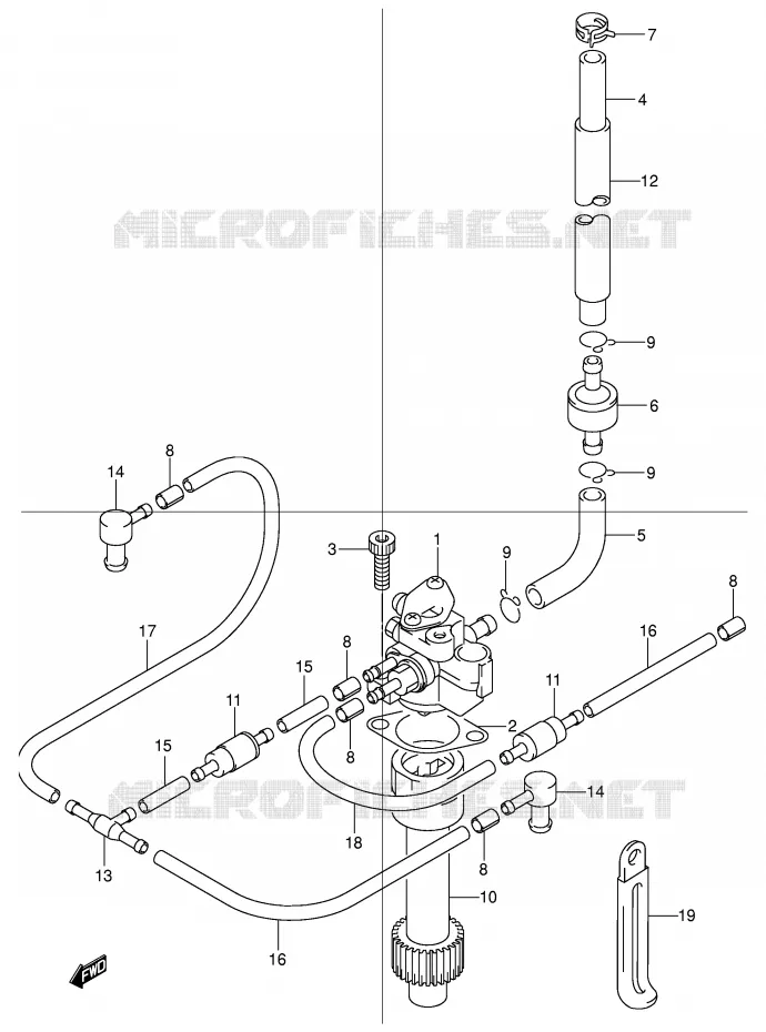 OIL PUMP (MODEL Y) Suzuki MOTO 50 STREET-MAGIC 2000  TR50SY(E2)