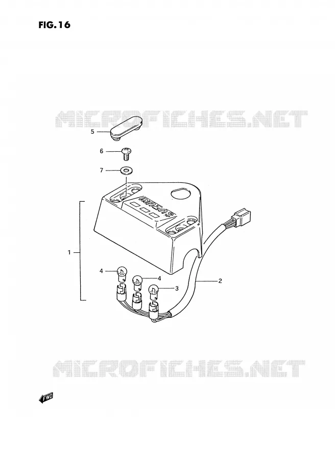 PILOT LAMPS Suzuki MOTO 185 TS-ER 1992  TS185ERN(E24)