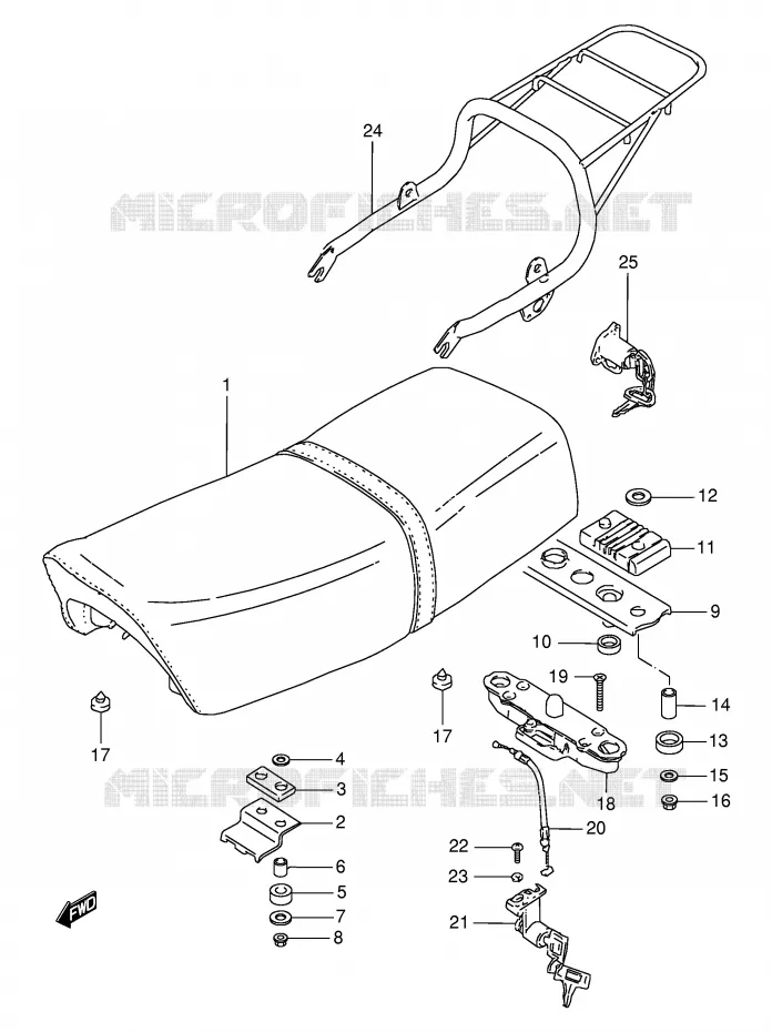 SEAT Suzuki MOTO 50 TS-X 1994  TS50XAR(E4)