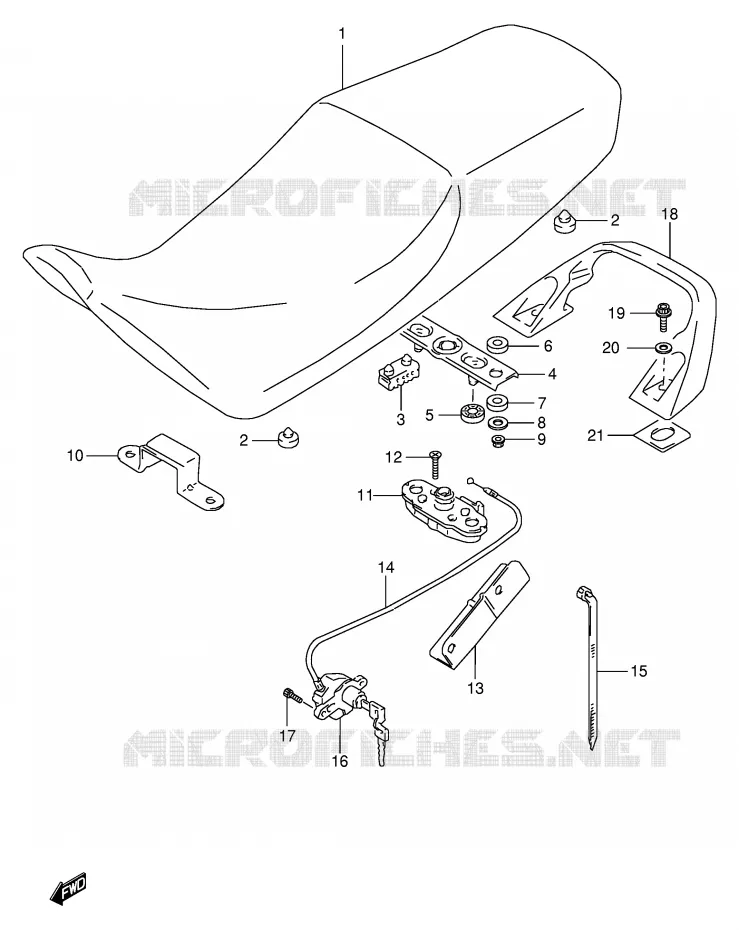 SEAT Suzuki MOTO 800 VX 1993  VX800P(E4)