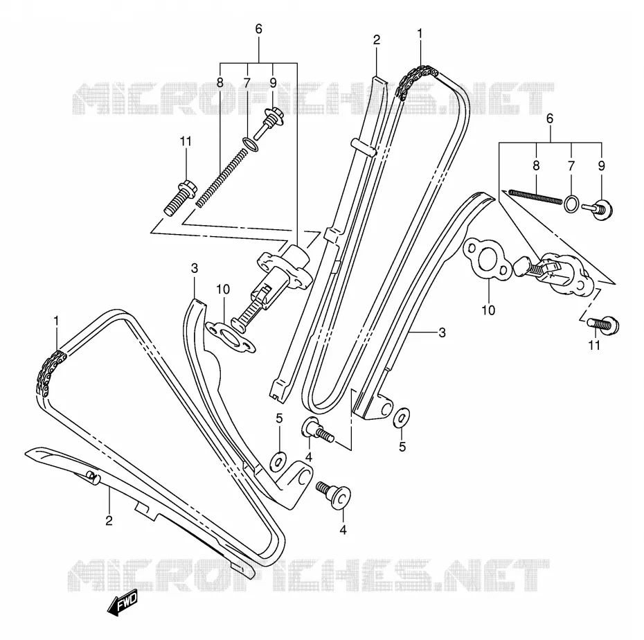 TIMING Suzuki MOTO 250 INTRUDER 2002  VL250K2(E2)