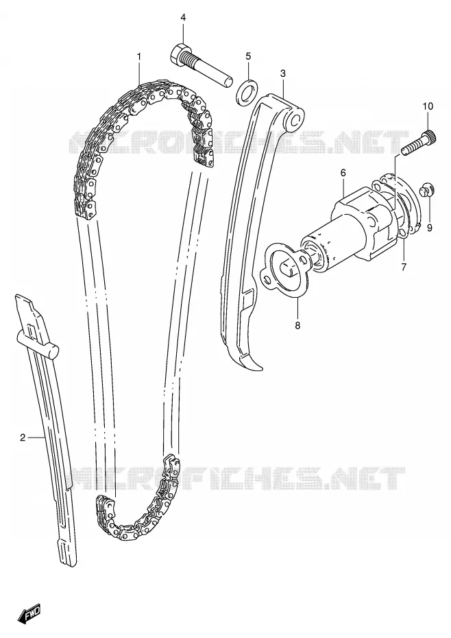 TIMING Suzuki MOTO 250 TU 2000  TU250XY(E2)