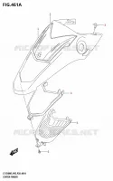 CENTRAL FAIRING for Suzuki QUADSPORT 50 2025