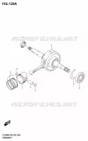 CRANKSHAFT for Suzuki QUADSPORT 50 2025