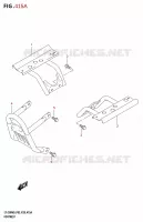 FOOTREST for Suzuki QUADSPORT 50 2025
