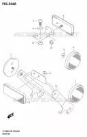 REFLECTOR (P03) for Suzuki QUADSPORT 50 2025