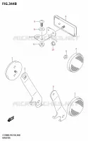 REFLECTOR (P28) for Suzuki QUADSPORT 50 2025