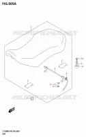 SEAT (P03) for Suzuki QUADSPORT 50 2025