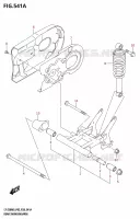 SWINGARM for Suzuki QUADSPORT 50 2025