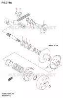 TRANSMISSION (2) for Suzuki QUADSPORT 50 2025