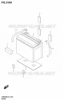 BATTERY for Suzuki GSX 800 2025