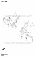 FOOTREST for Suzuki GSX 800 2025