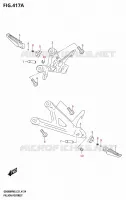 FOOTREST for Suzuki GSX 800 2025