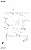 FRONT FENDER for Suzuki GSX 800 2025