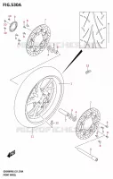 FRONT WHEEL for Suzuki GSX 800 2025