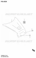 FUEL TANK FRONT COVER for Suzuki GSX 800 2025