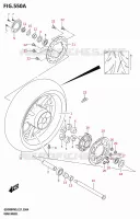 REAR WHEEL for Suzuki GSX 800 2025