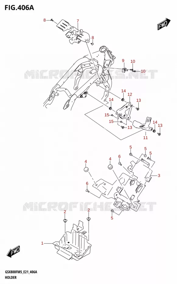 HOLDER Suzuki MOTO 800 GSX 2025  GSX800FRQ 2025 M5 (E21)