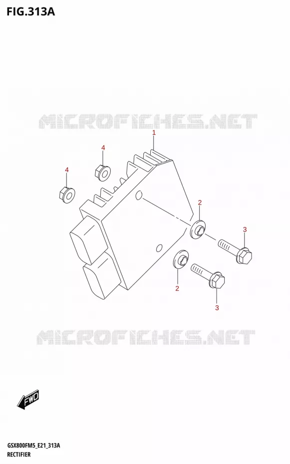 RECTIFIER Suzuki MOTO 800 GSX 2025  GSX800FRQ 2025 M5 (E21)