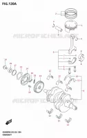 CRANKSHAFT for Suzuki GSX 800 2025