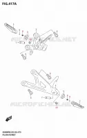 FOOTREST for Suzuki GSX 800 2025