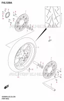 FRONT WHEEL for Suzuki GSX 800 2025