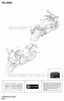 LABEL (E03) for Suzuki GSX 800 2025
