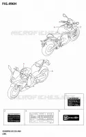 LABEL (E28) for Suzuki GSX 800 2025