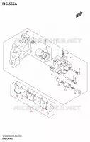 REAR CALIPER for Suzuki GSX 800 2025