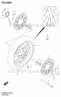FRONT WHEEL for Suzuki GSX 800 2025