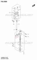 REAR BRAKE MASTER CYLINDER for Suzuki GSX 800 2025
