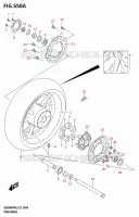 REAR WHEEL for Suzuki GSX 800 2025