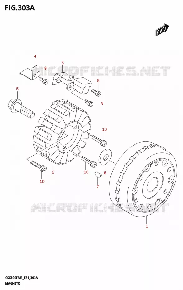 IGNITION Suzuki MOTO 800 GSX 2025  GSX800FUQ 2025 M5 (E21)