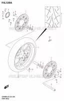 FRONT WHEEL for Suzuki GSX 800 2025