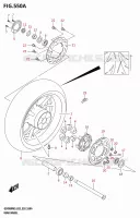 REAR WHEEL for Suzuki GSX 800 2025