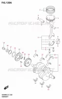 CRANKSHAFT for Suzuki GSX 800 2025
