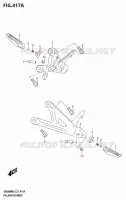 FOOTREST for Suzuki GSX 800 2025