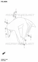 FRONT FENDER for Suzuki GSX 800 2025