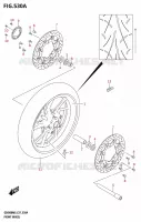 FRONT WHEEL for Suzuki GSX 800 2025