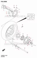 REAR WHEEL for Suzuki GSX 800 2025