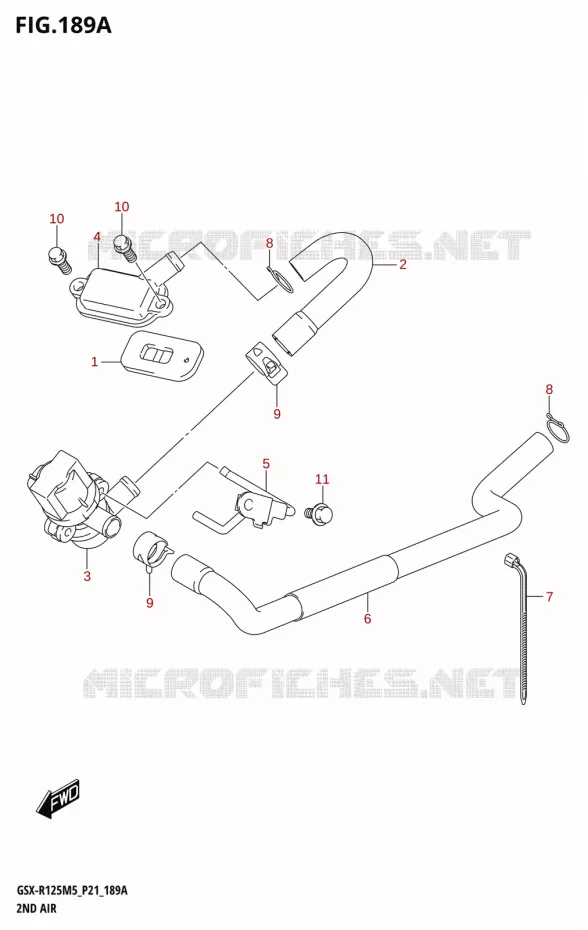 ANTI POLLUTION SYSTEM Suzuki MOTO 125 GSX-R 2025  GSX-R125RL 2025 M5 (P21)