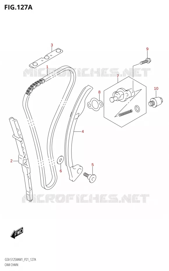 TIMING Suzuki MOTO 125 GSX-S 2021  GSX-S125XA M1 (P21)
