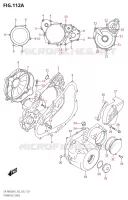 CRANKCASE COVER for Suzuki DR-Z 400 2019
