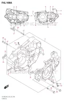 CRANKCASE for Suzuki DR-Z 400 2019