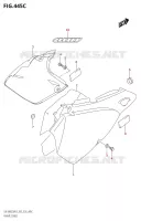 FAIRING (DR Z400SM:L9:E33) for Suzuki DR-Z 400 2019