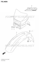 FRONT FENDER for Suzuki DR-Z 400 2019