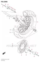 FRONT WHEEL for Suzuki DR-Z 400 2019