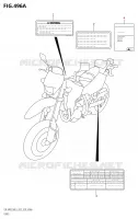 LABEL (DR Z400SM:L9:E03) for Suzuki DR-Z 400 2019