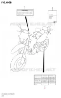 LABEL (DR Z400SM:L9:E28) for Suzuki DR-Z 400 2019